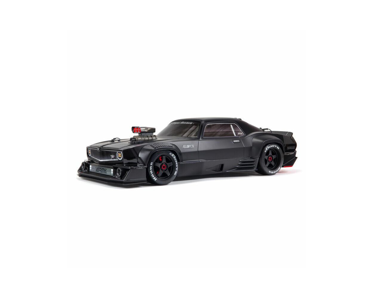 ARRMA 1/7 Felony 6S BLX Street Bash All-Road Muscle Car RTR (Ready-to-Run  Transmitter and Receiver Included, Batteries and Charger Required), Black