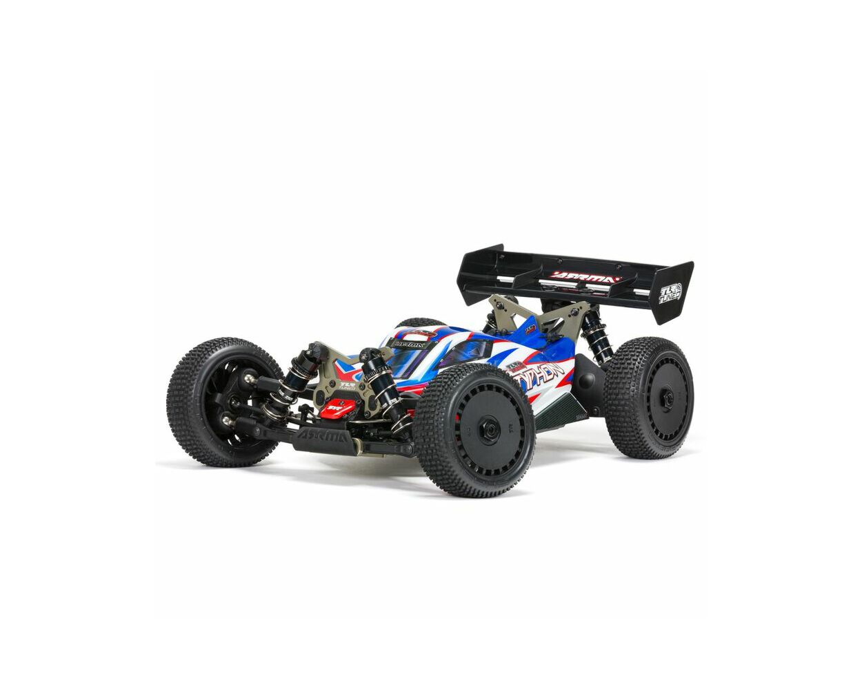 Arrma 1/8 TLR Tuned TYPHON 6S 4WD BLX Buggy RTR Red/Blue