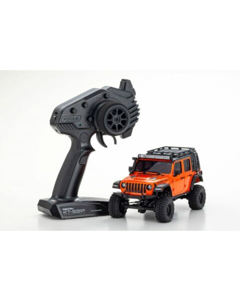 Kyosho Mini-Z 4×4 Series Readyset Jeep Wrangler Unlimited Rubicon w/acc Billet Punk`n Metallic